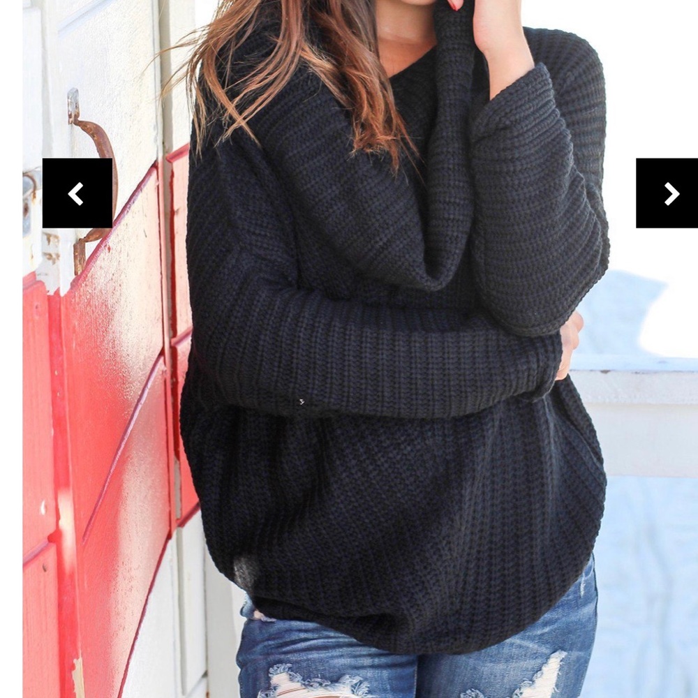 Black sweater
